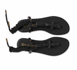 Exuma Gem Sandal - Midnight Black