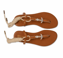 Exuma Gem Sandal - Bahama Tan