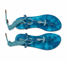 Exuma Gem Sandal - Ocean Blue