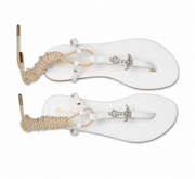 Exuma Gem Sandal - Pearl White