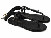 Exuma Gem Sandal - Midnight Black