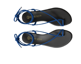 Blue Ring Play Handmade In The Bahamas Sandals