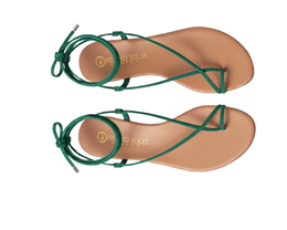 Green Ring Play Handmade In The Bahamas Sandals